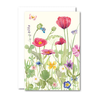 Lille foldet kort, Wild Flowers