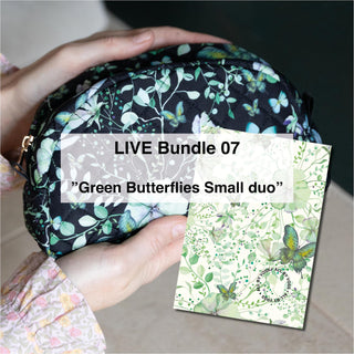 LIVE bundle no. 07 - Green Butterflies Small duo