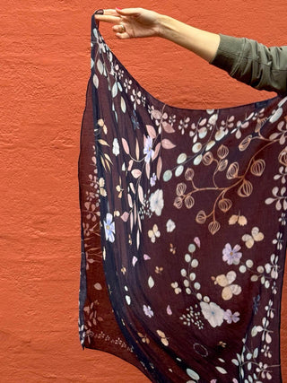 Bomuldstørklæde, Authumn Blues