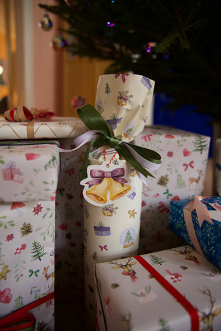 Gavemærker, 10 stk, Christmas Bells Mix