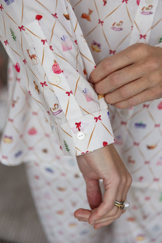 Danish Christmas Pyjamas med motiv af Annemette Voss