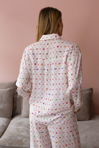 Danish Christmas Pyjamas med motiv af Annemette Voss