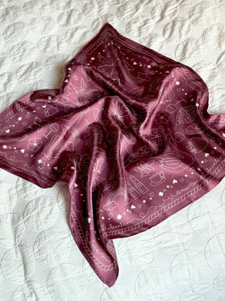 Silketørklæde, Iconic Silk, wine