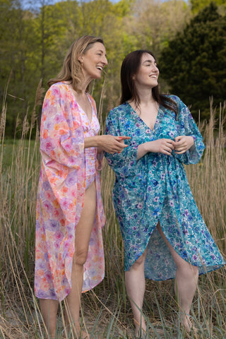 Lucia Kimono, Botanical Pansy